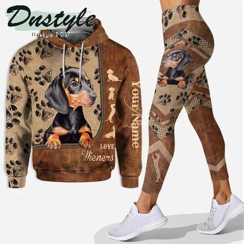 Wieners Dog Personalized Hoodie And Legging
