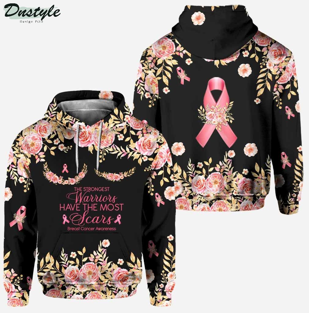 Breast Cancer Awareness Scars Personalized Hoodie and Legging