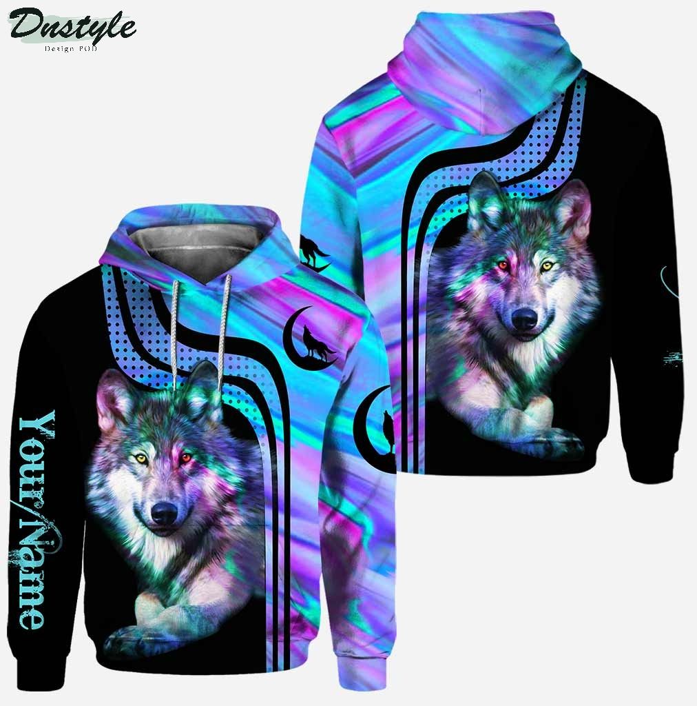 Wild Life Wolf Personalized Hoodie And Legging