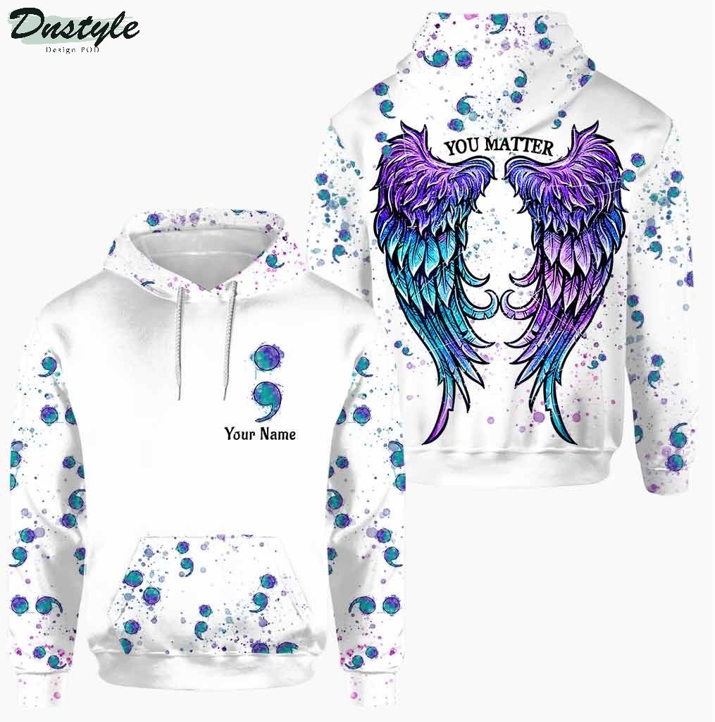 You Matter Angel Wings Suicide Prevention Personalized  Hoodie And Legging
