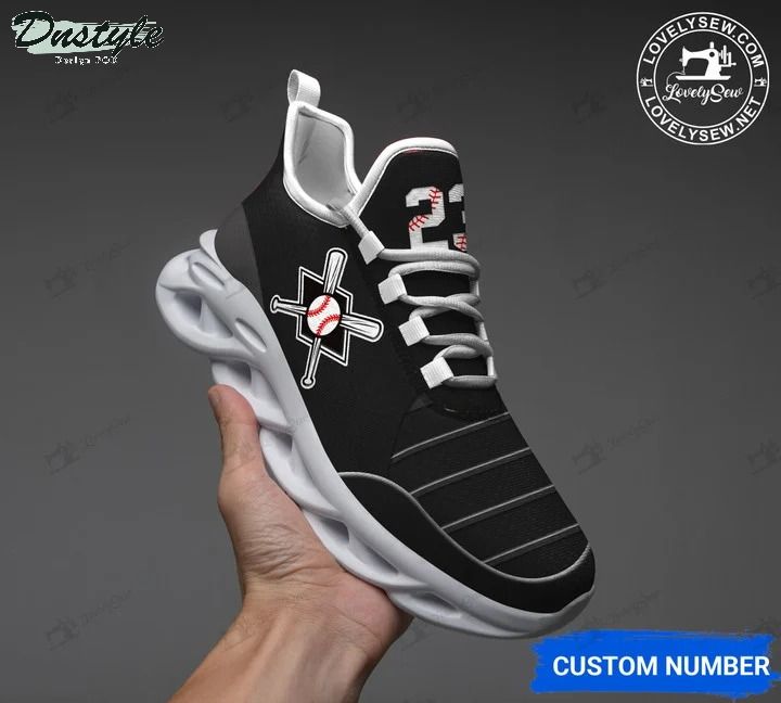 Baseball number personalized max soul shoes