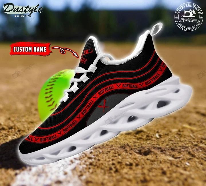 Softball red line personalized max soul shoes