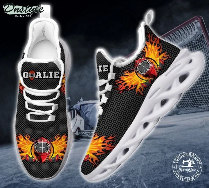 Hockey goalie fire net max soul shoes