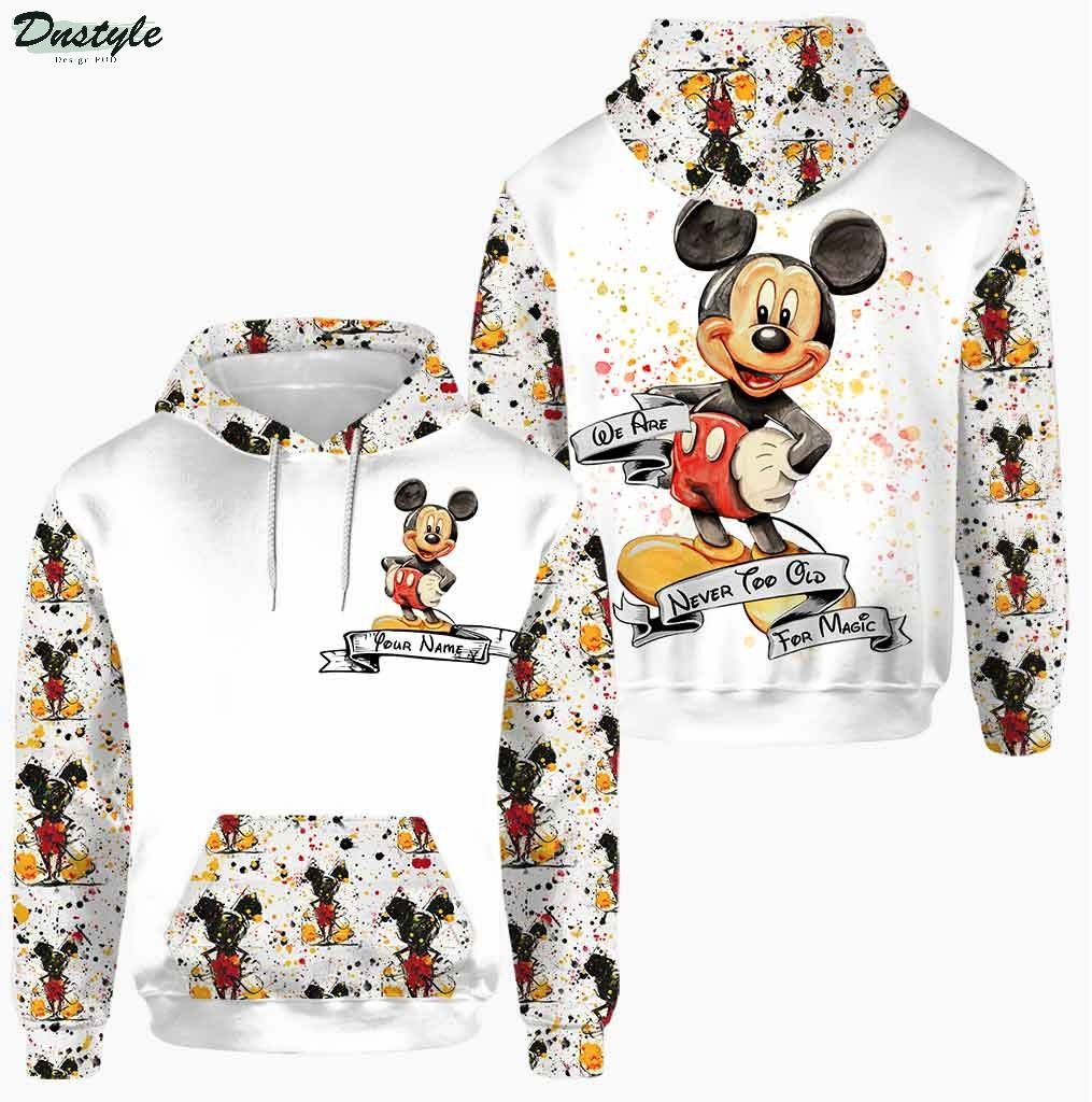 Mickey mouse personalized hoodie and legging 1