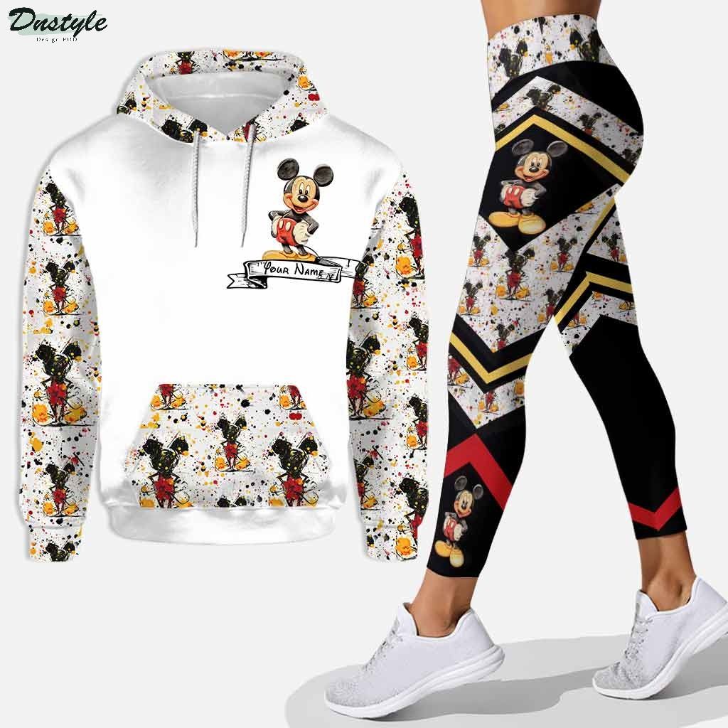 Mickey mouse personalized hoodie and legging
