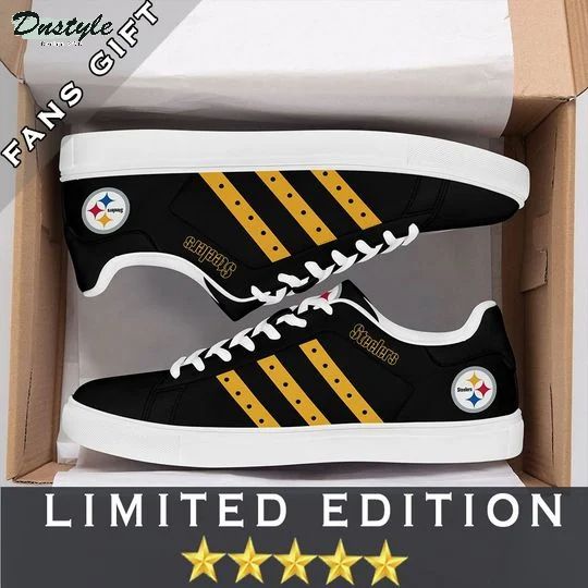 Pittsburgh steelers stan smith low top shoes