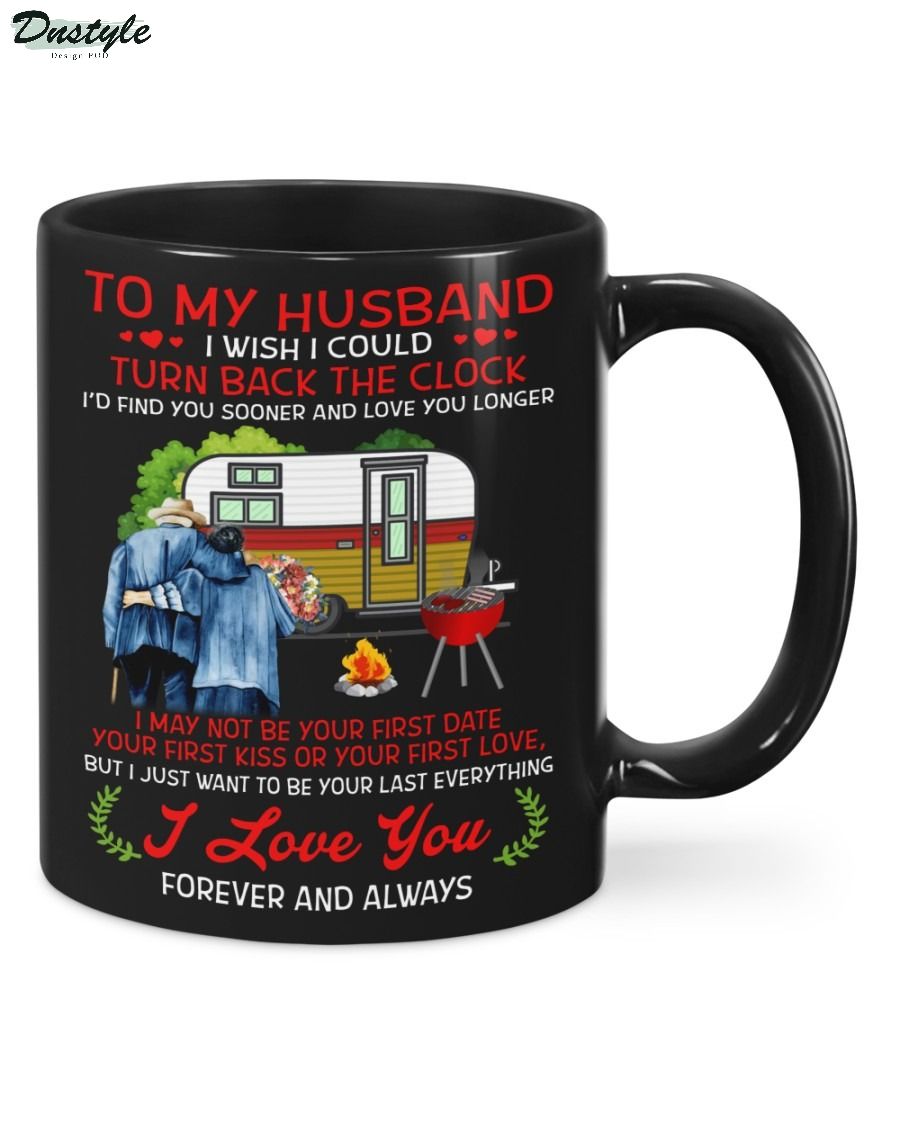 Old couple to my husband I wish I could turn back the clock mug