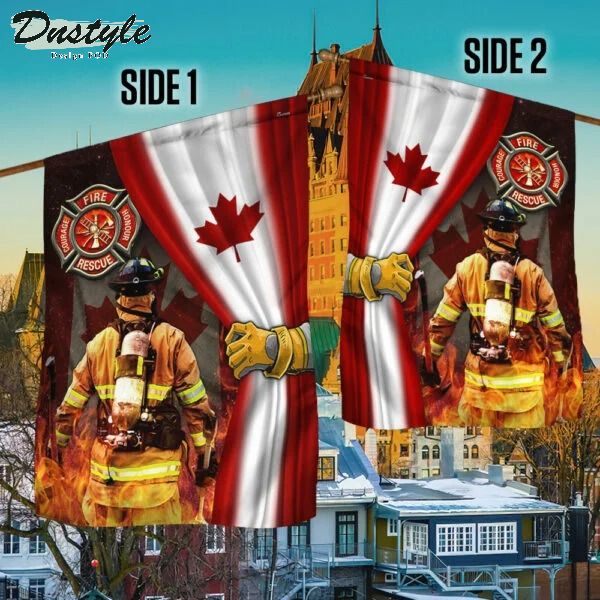 Proud Canadian Firefighter Flag 2