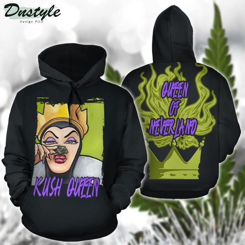 Queen of neverland Kush Queen 3D unisex hoodie