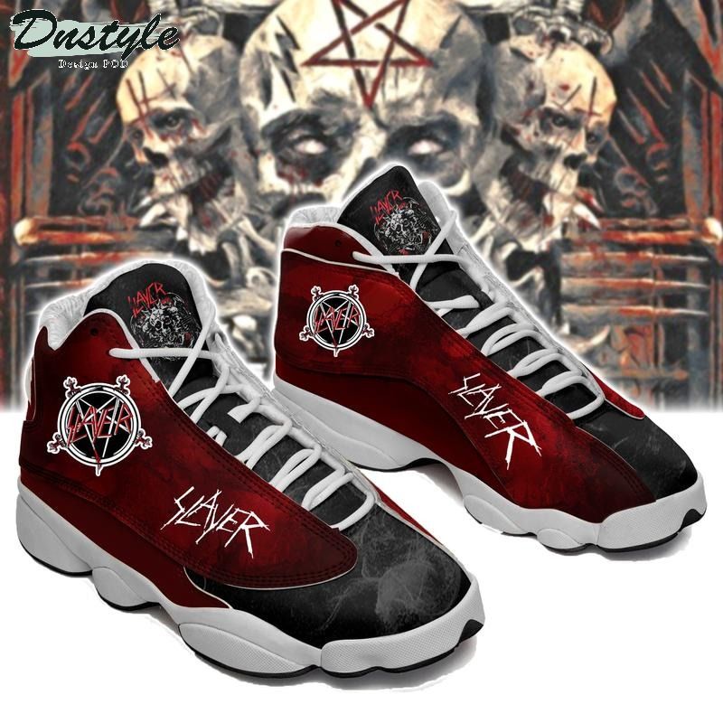 Slayer rock band air jordan 13 shoes