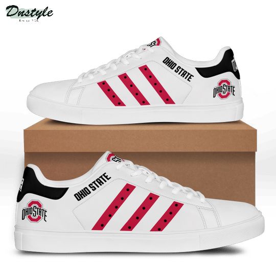 Ohio state buckeyes football stan smith low top shoes
