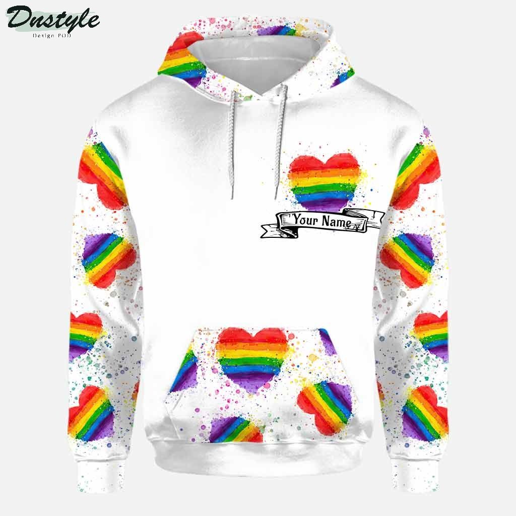 Love Is Love LGBT Support Personalized Hoodie And Legging