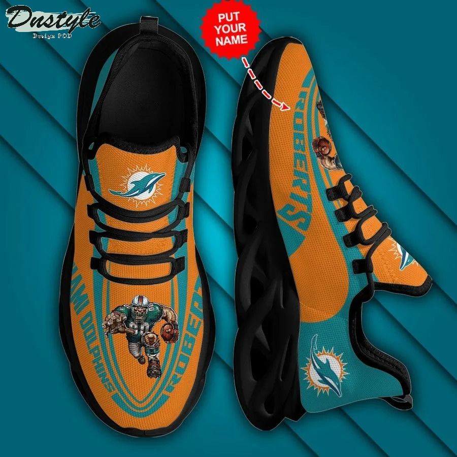 Personalized NFL Miami Dolphins Max Soul Sneaker