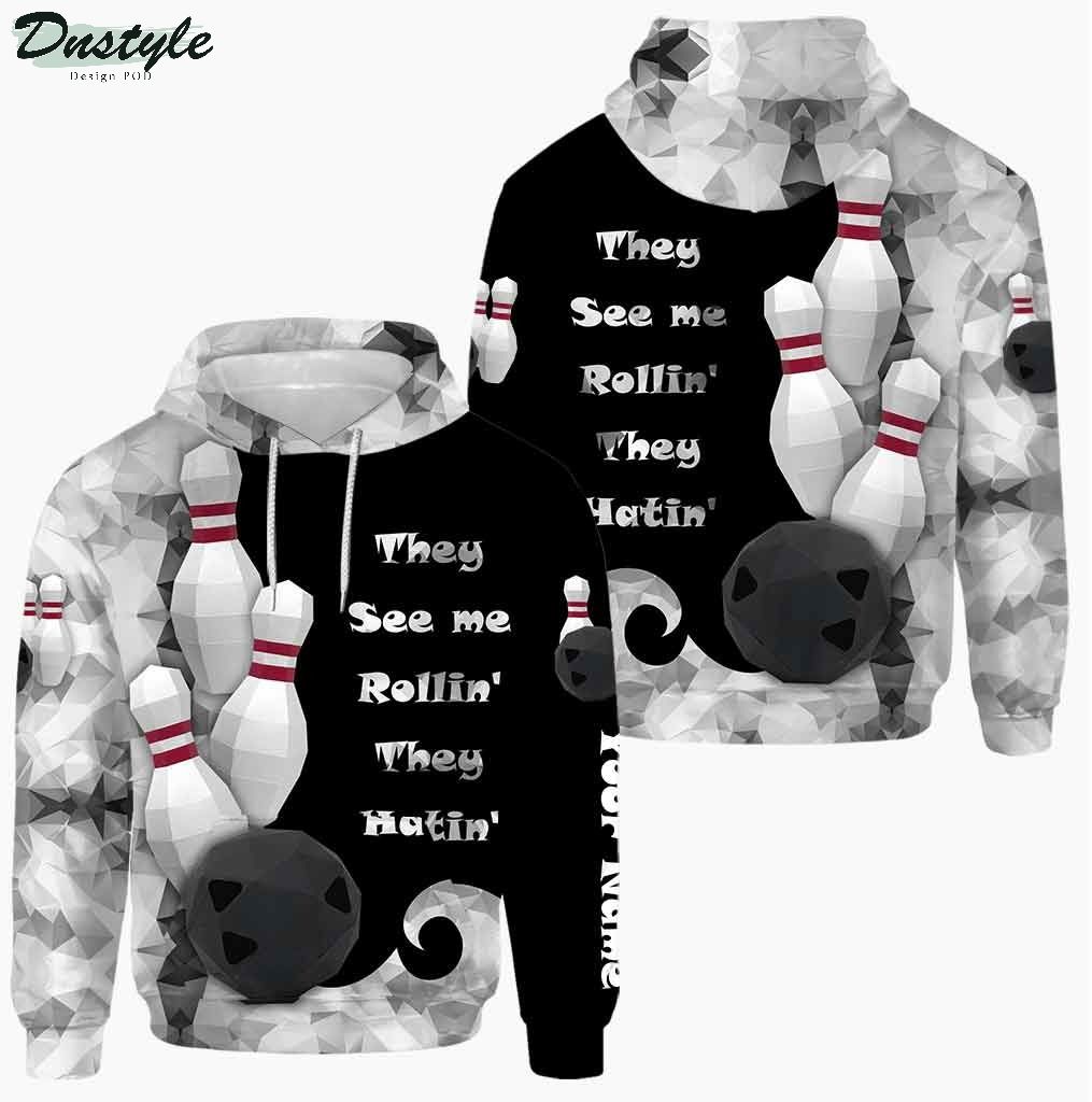 They See Me Rolling Bowling Personalized Hoodie and Legging
