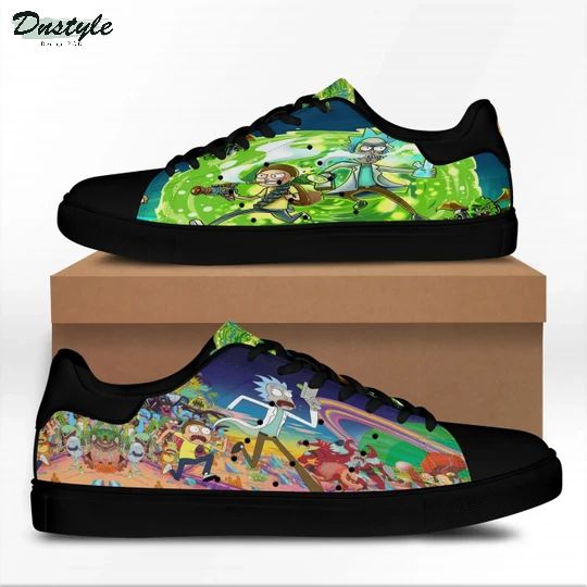 Rick and morty stan smith low top shoes