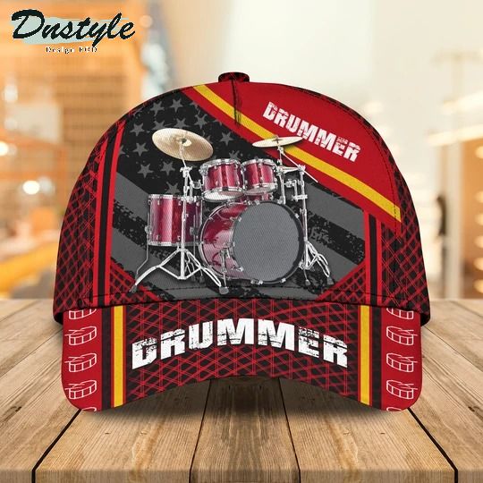 Drummer personalized custom name classic cap