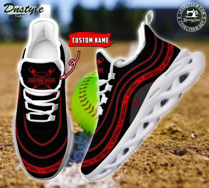 Softball red line personalized max soul shoes