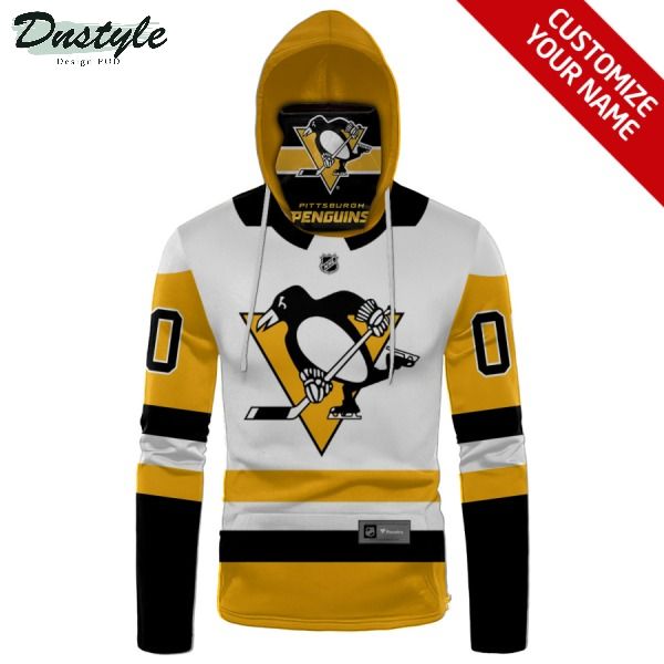 Pittsburgh Penguins NHL Personalized 3d Mask Hoodie