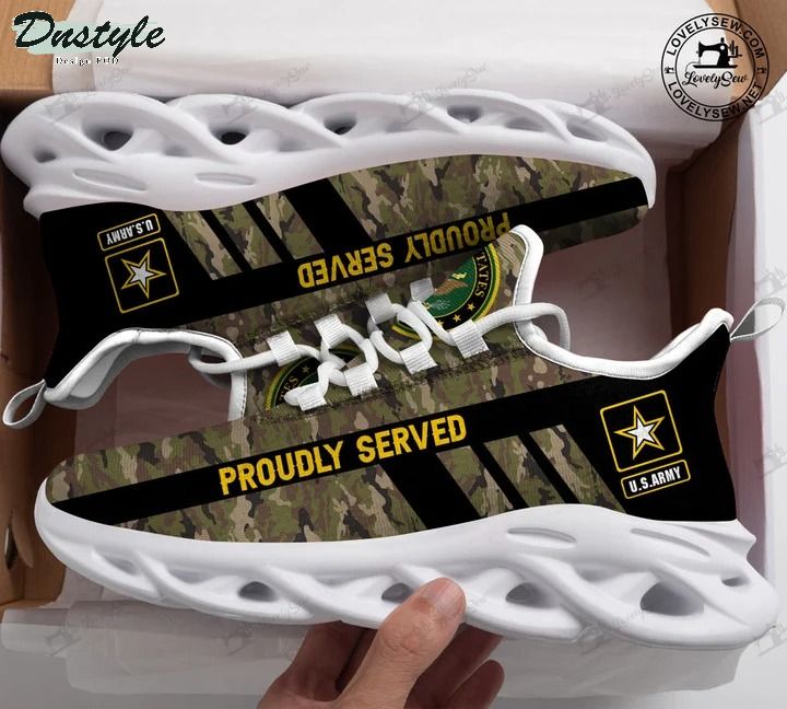 U.S Army proudly served max soul shoes