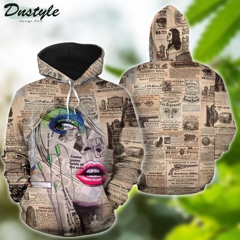 Marijuana girl marijuana high weed 3D unisex hoodie