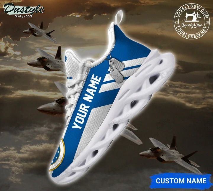 U.S air force blue personalized max soul shoes