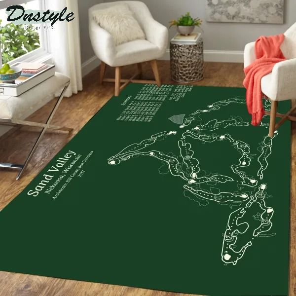 Sand valley golf course area rug