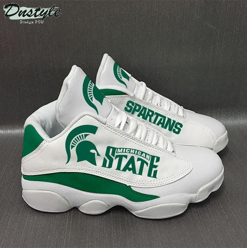 Michigan State Spartans basketball air jordan 13 shoes