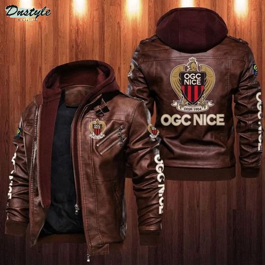 OGC Nice Hooded Leather Jacket