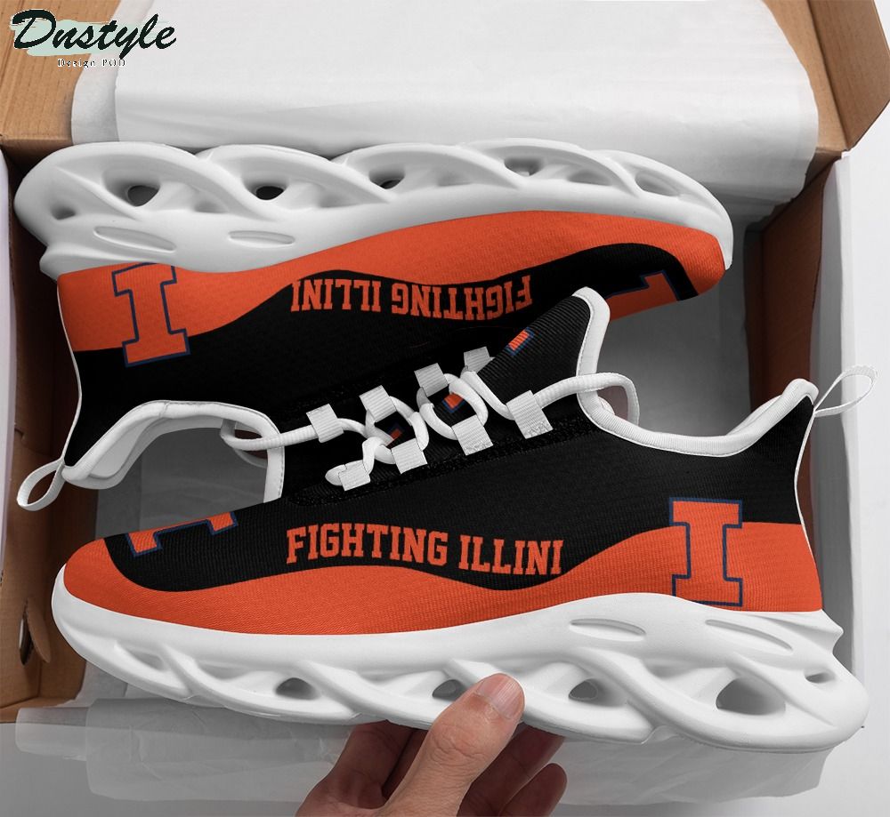 Illinois Fighting Illini Ncaa Max Soul Sneaker Shoes