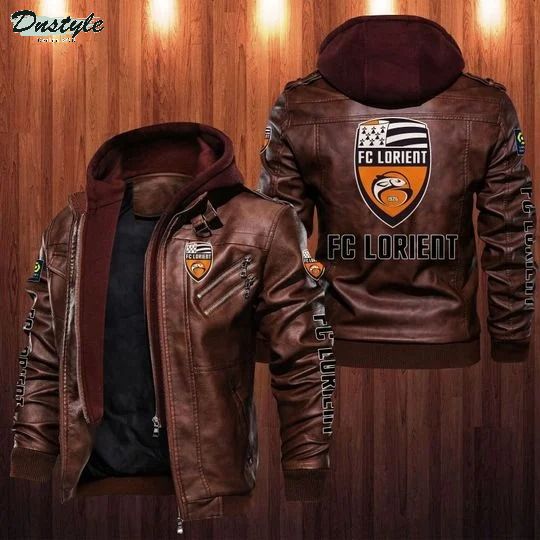 FC Lorient Hooded Leather Jacket