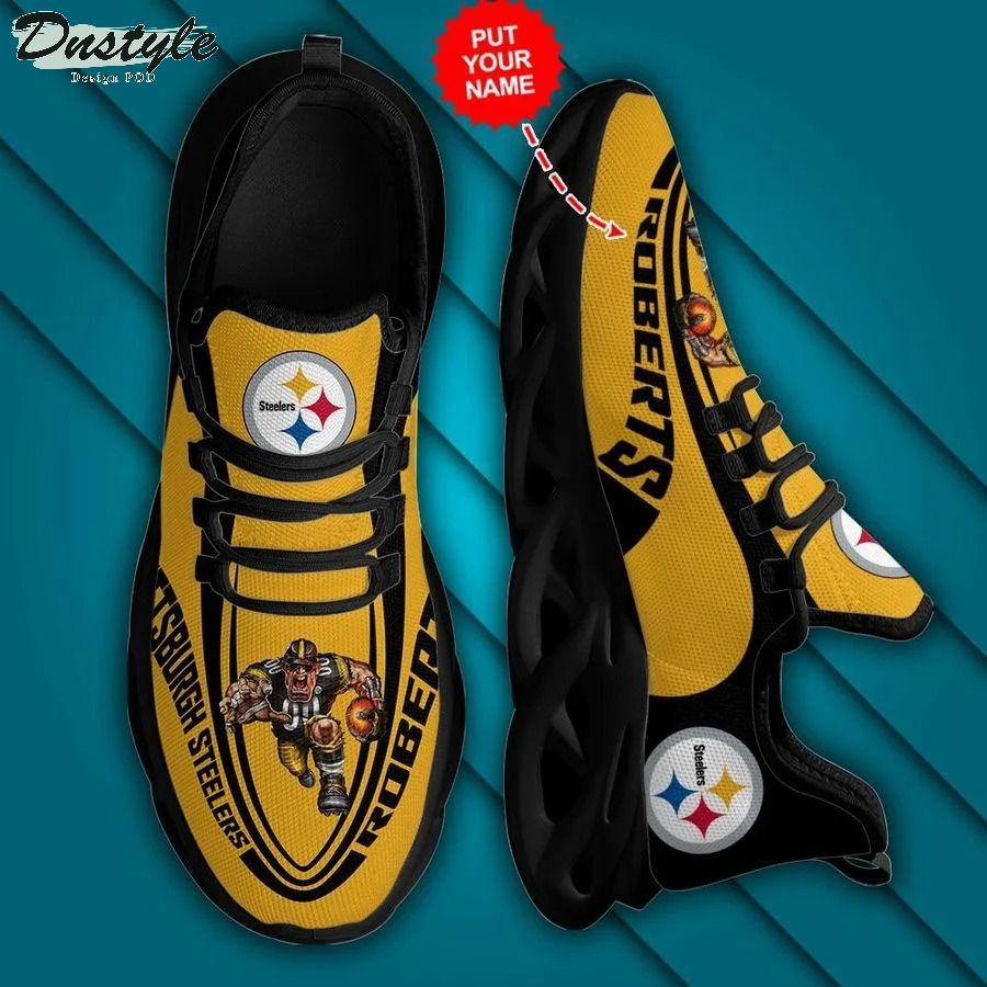 Personalized NFL Pittsburgh Steelers Max Soul Sneaker