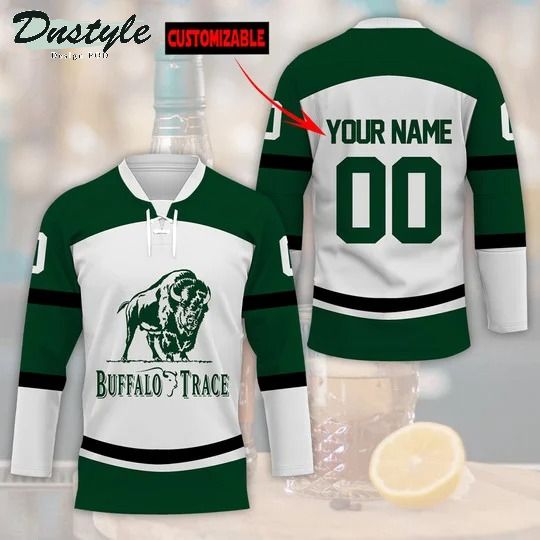 Buffalo Trace custom name and number hockey jersey