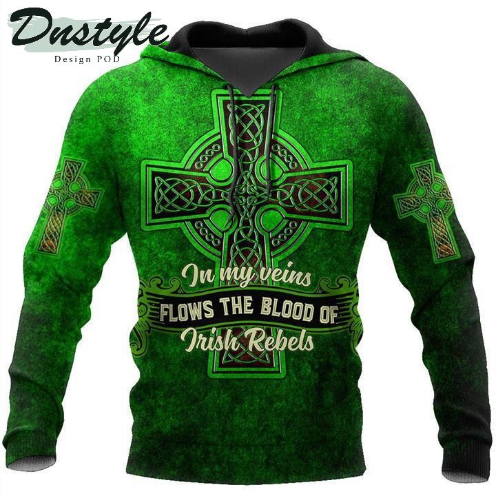 Irish in my veins 3d printed hoodie