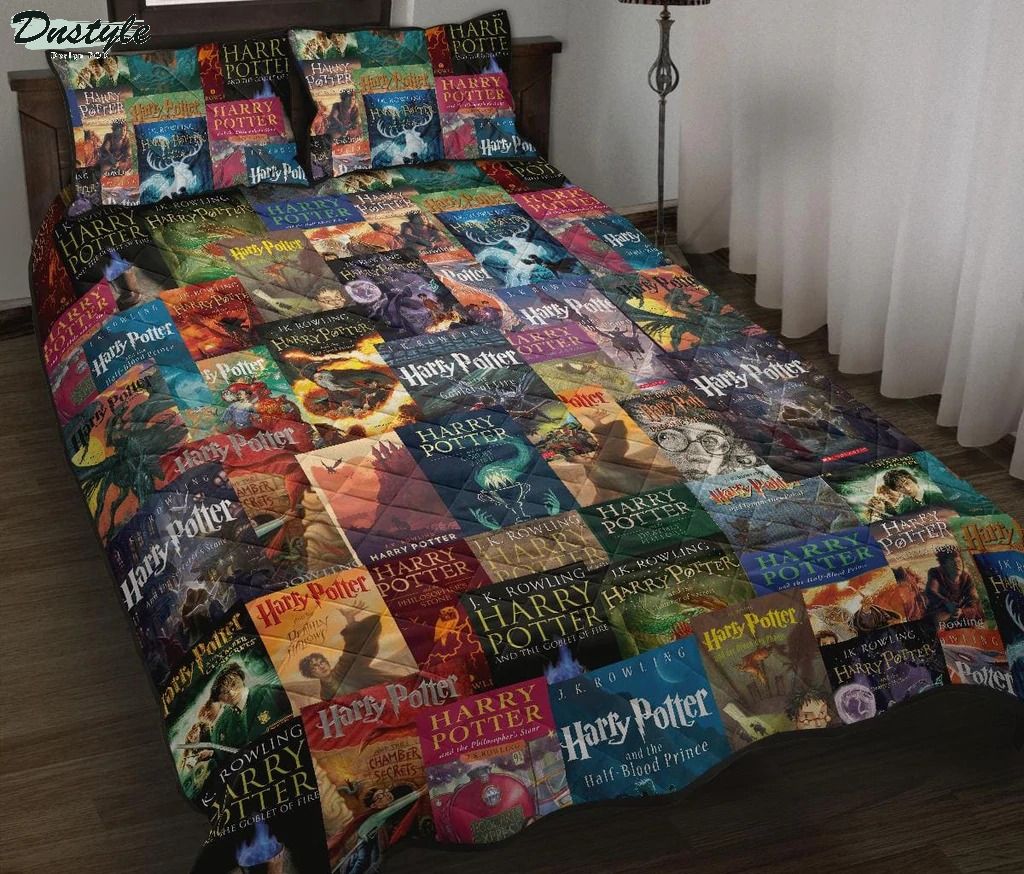 Harry Potter Book Cover Quilt Bed