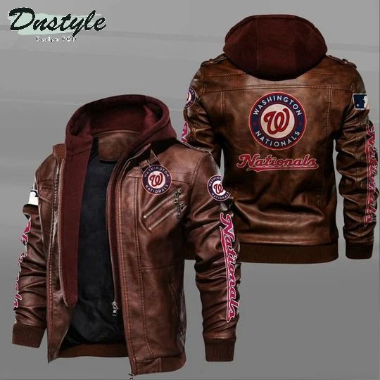 Washington Nationals leather jacket