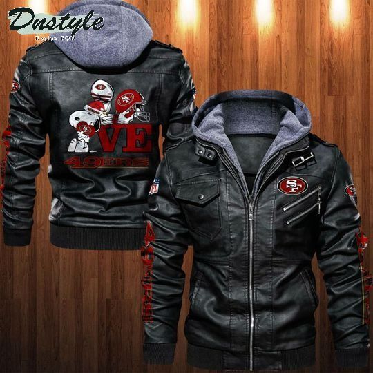 Seattle Seahawks NFL Snoopy leather jacket