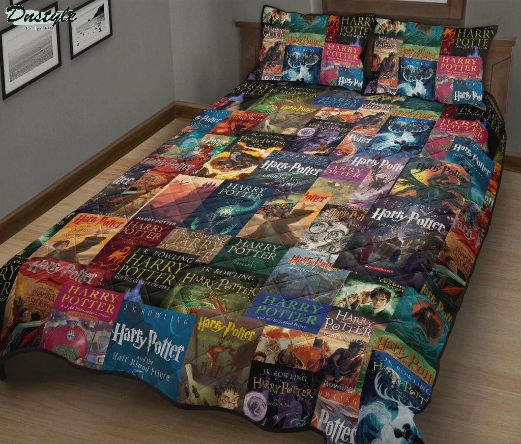 Harry Potter Book Cover Quilt Bed