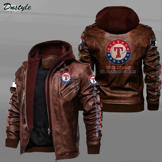 Texas Rangers leather jacket