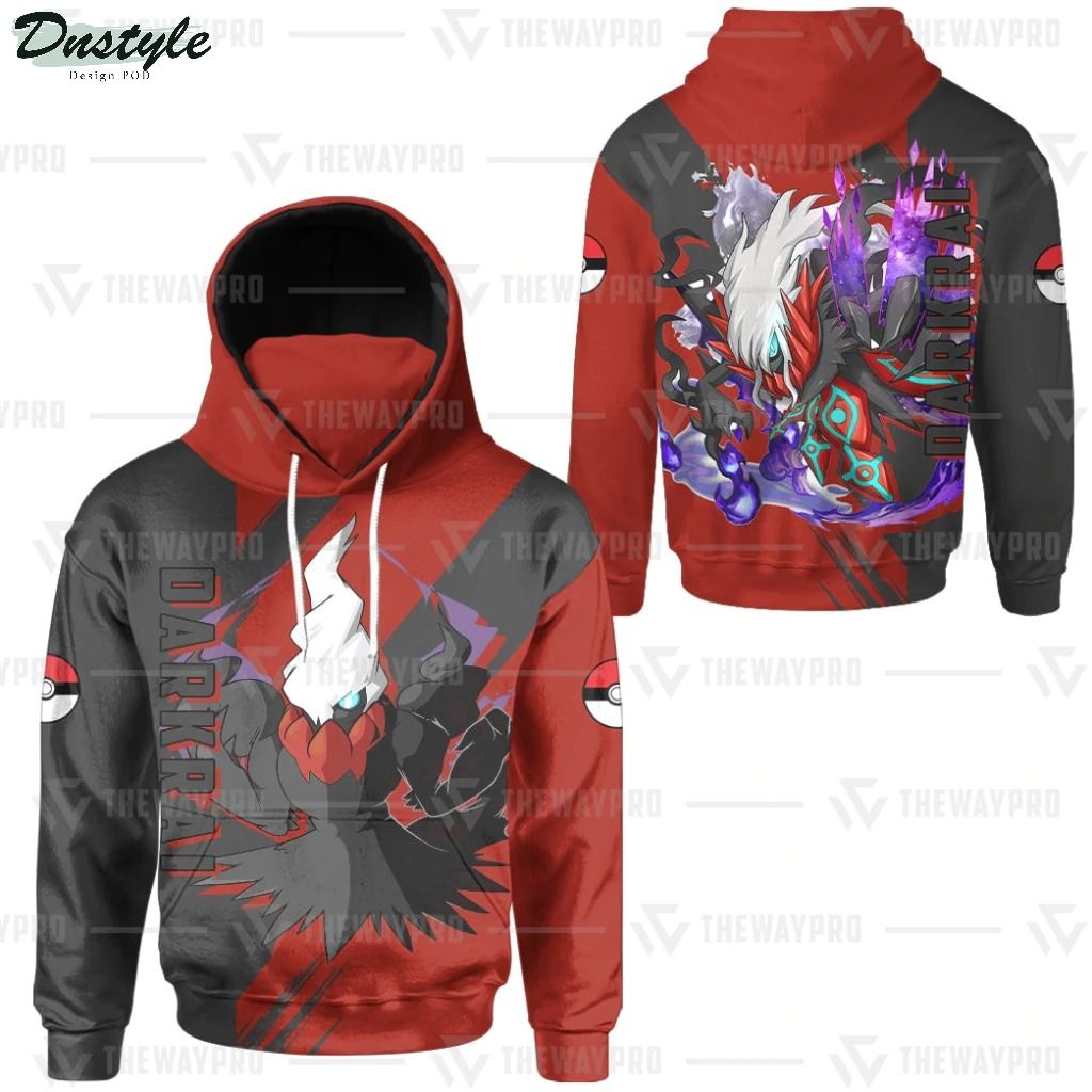 Anime Pokemon Darkrai Custom Mask Hoodie