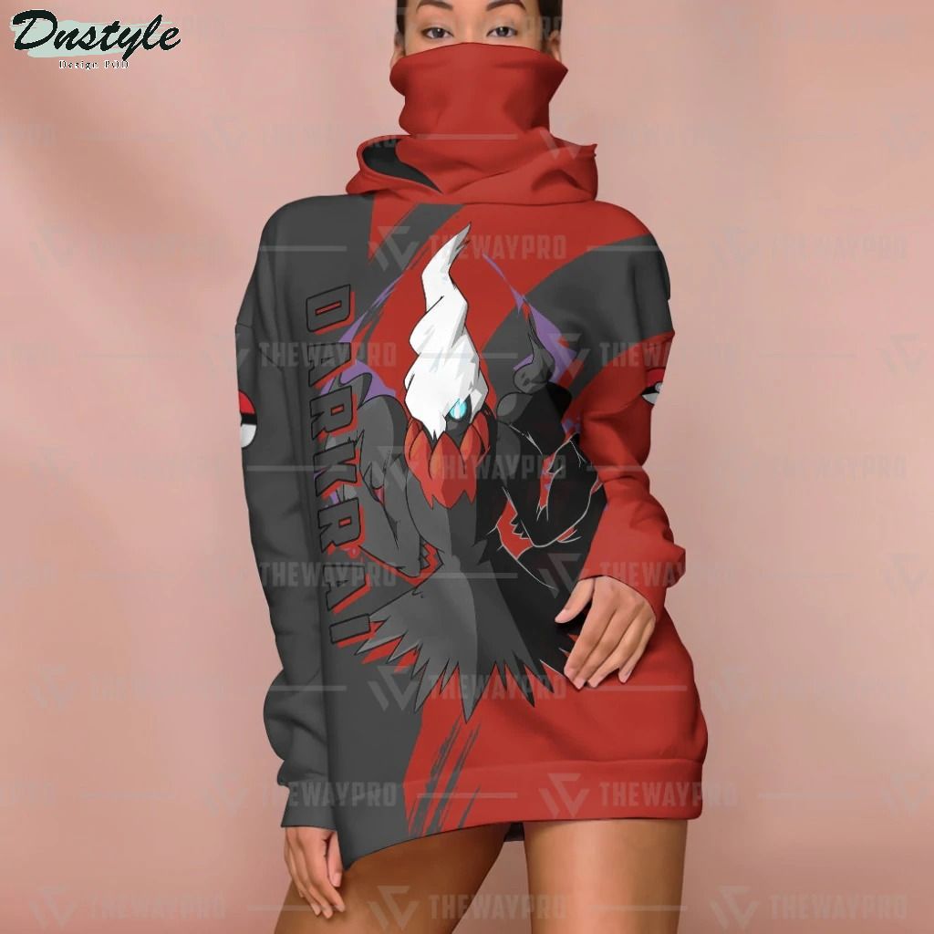 Anime Pokemon Darkrai Custom Mask Hoodie