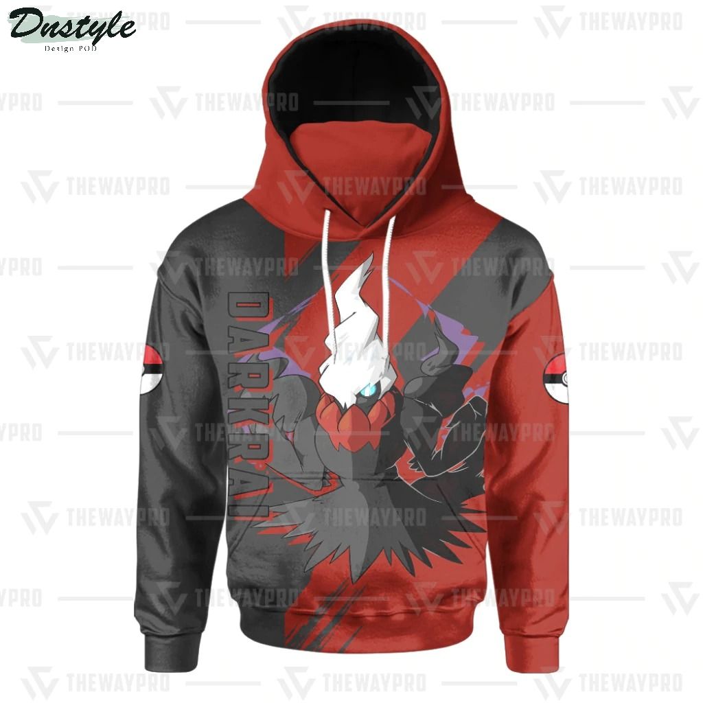 Anime Pokemon Darkrai Custom Mask Hoodie