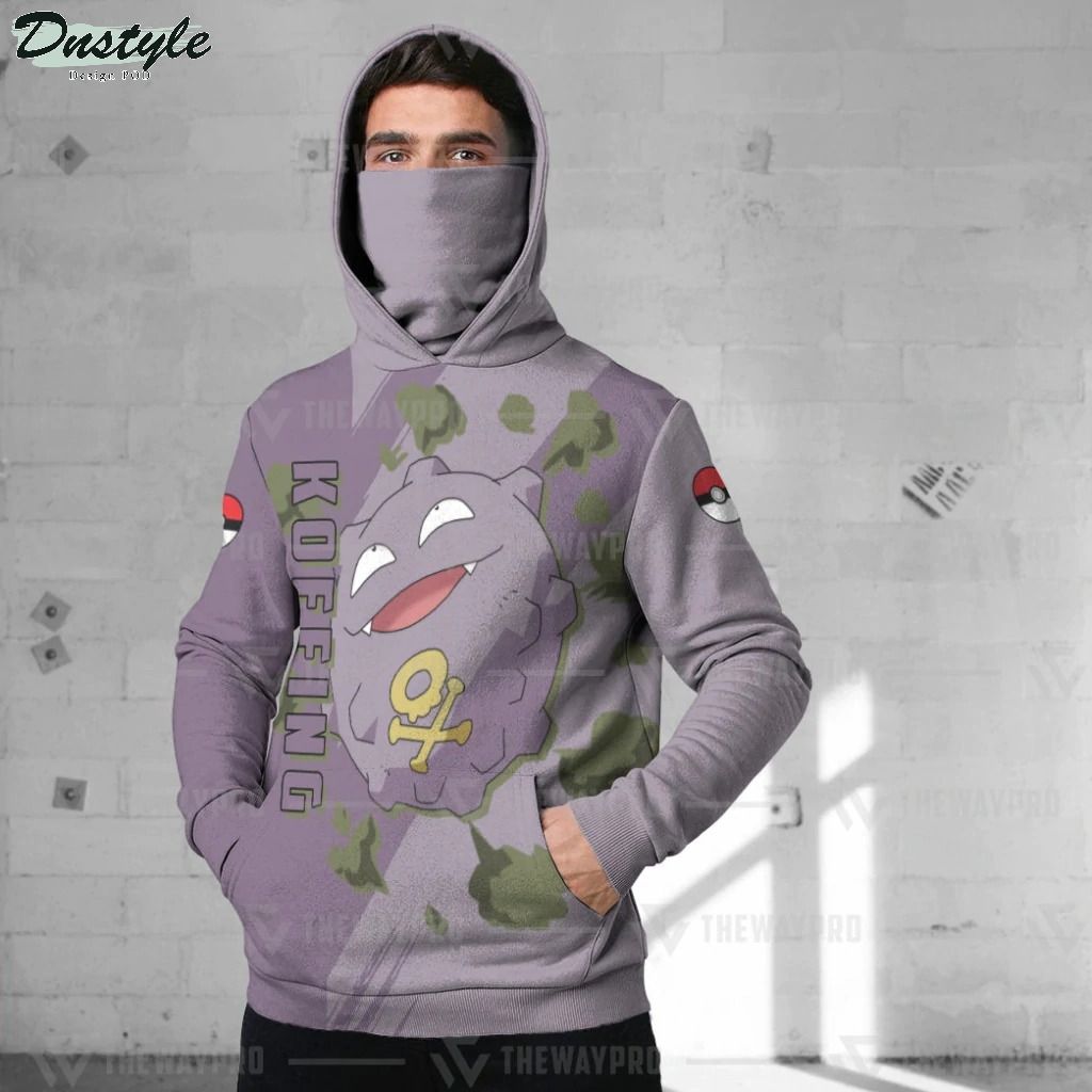 Anime Pokemon Koffing Custom Mask Hoodie