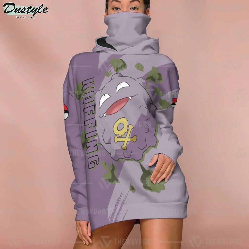 Anime Pokemon Koffing Custom Mask Hoodie