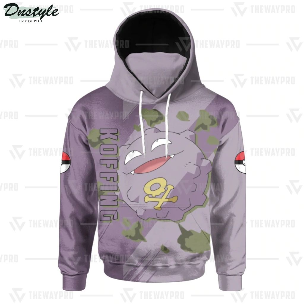 Anime Pokemon Koffing Custom Mask Hoodie