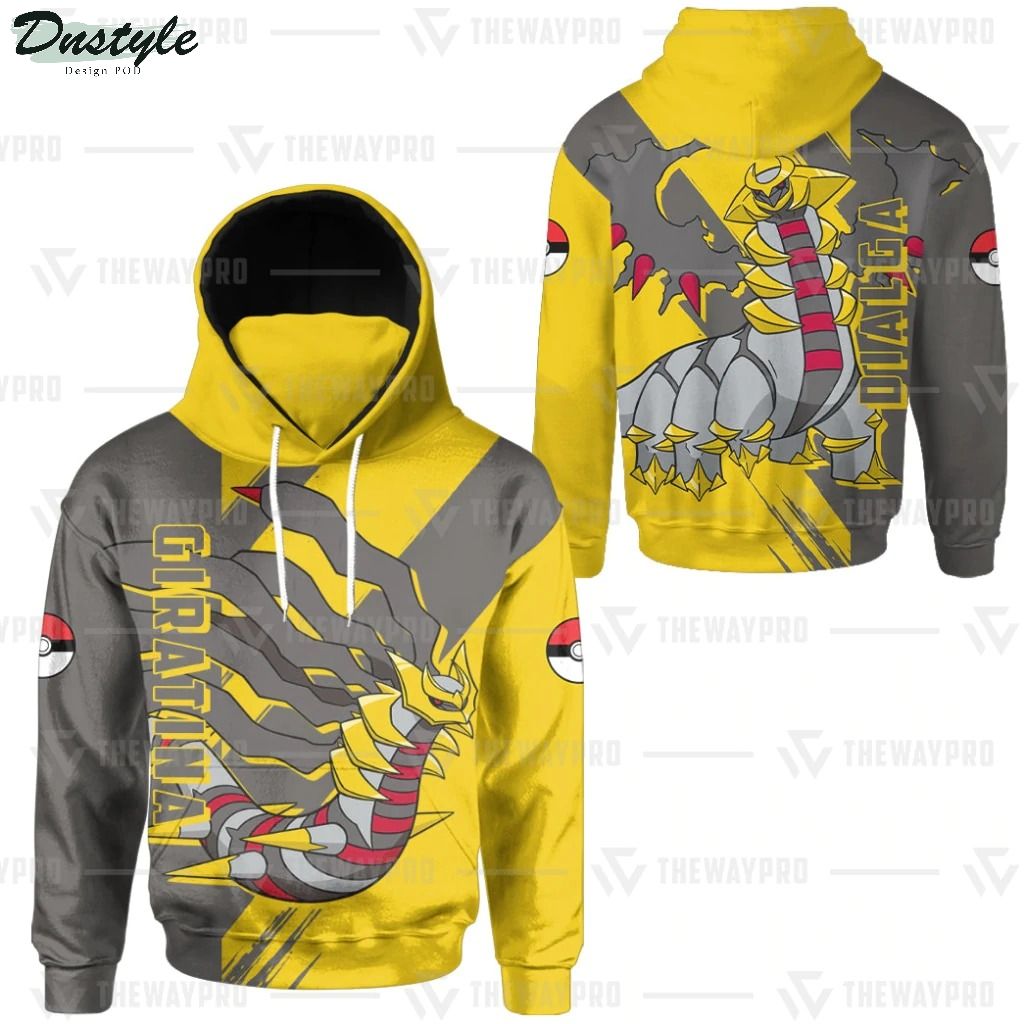 Anime Pokemon Giratina Custom Mask Hoodie