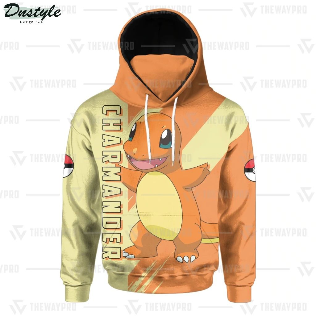 Anime Pokemon Charmander Custom Mask Hoodie