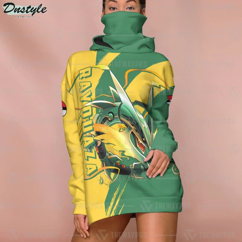 Anime Pokemon Rayquaza Custom Mask Hoodie