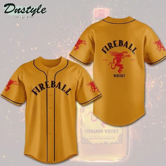 Fireball whiskey baseball jersey