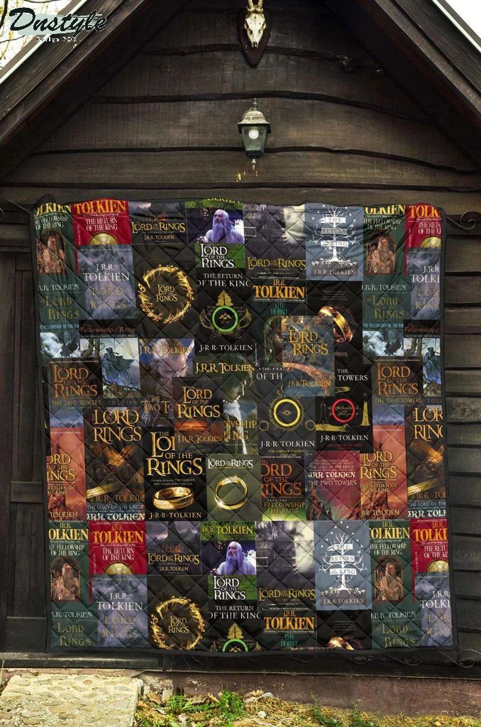 The Lord Of The Rings Books Covers Quilt
