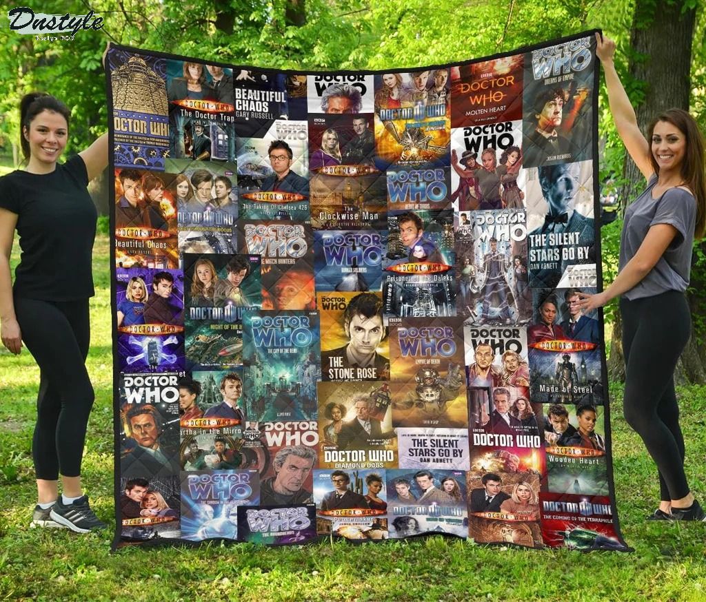 Doctor Who Book Covers Quilt